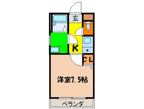 サンハイツの物件間取画像